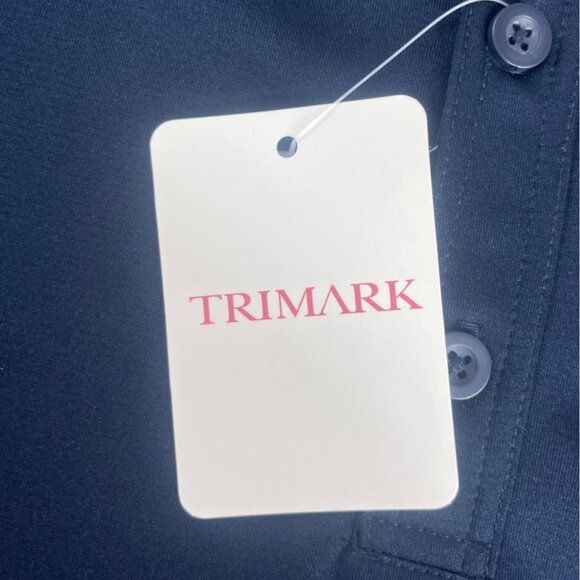 Trimark Real Men Wear Pink Polo Shirt Mens XL Blue American Cancer Society - Picture 8 of 10